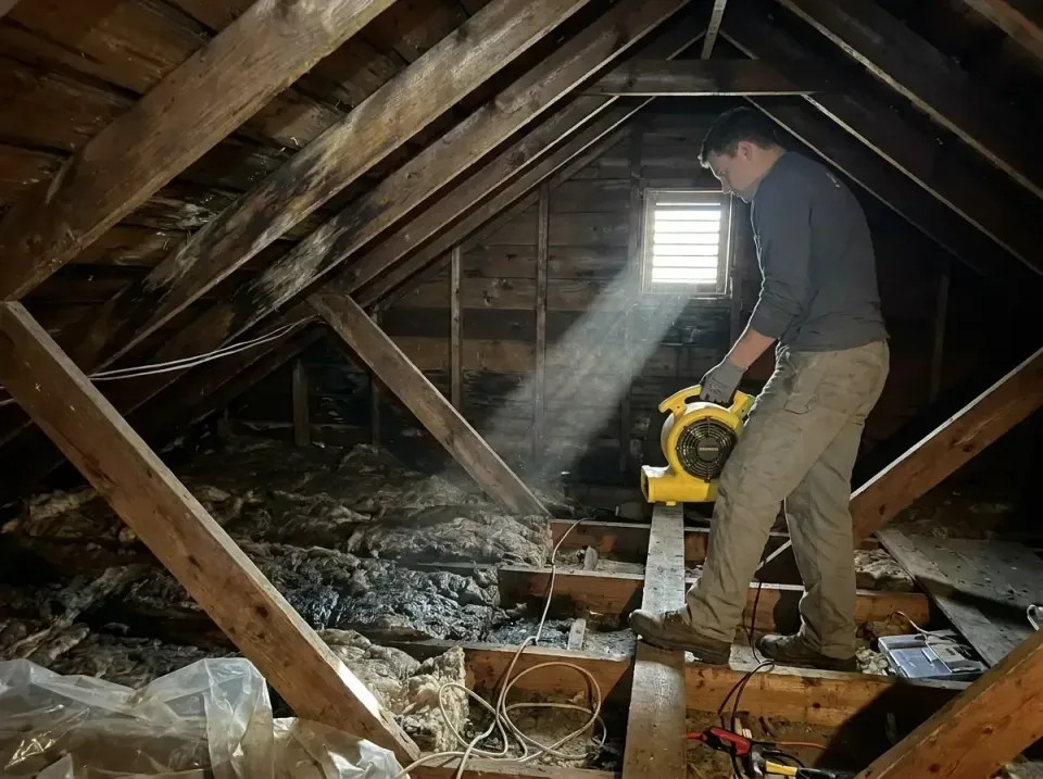 attic-water-damage-drying-proc-007 — frequently asked questions, Emergency Water Extraction & 24/7 Flood Response in Childer…